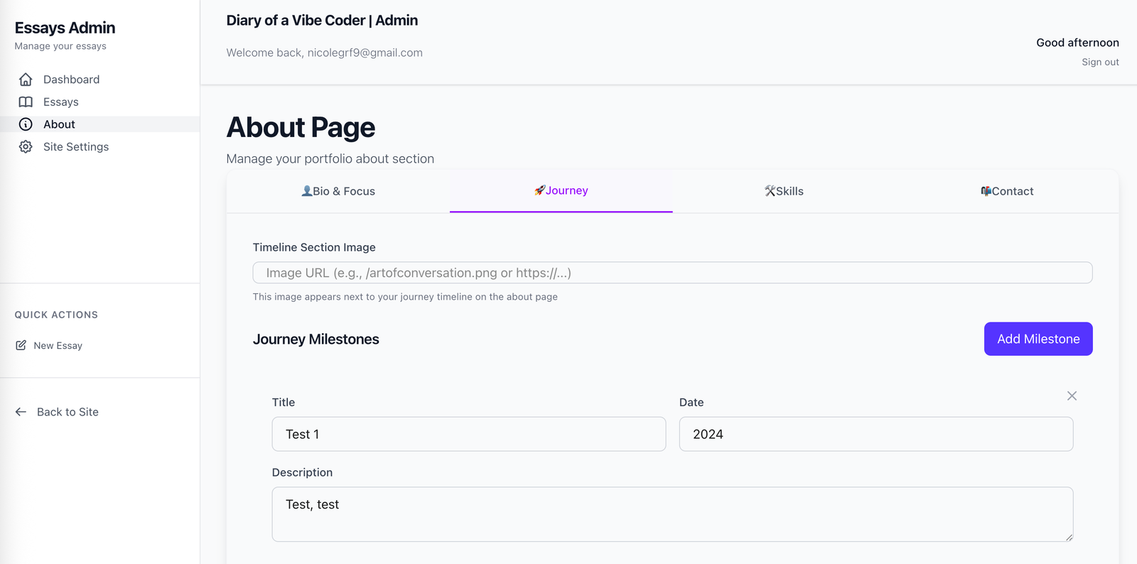 Admin Dashboard